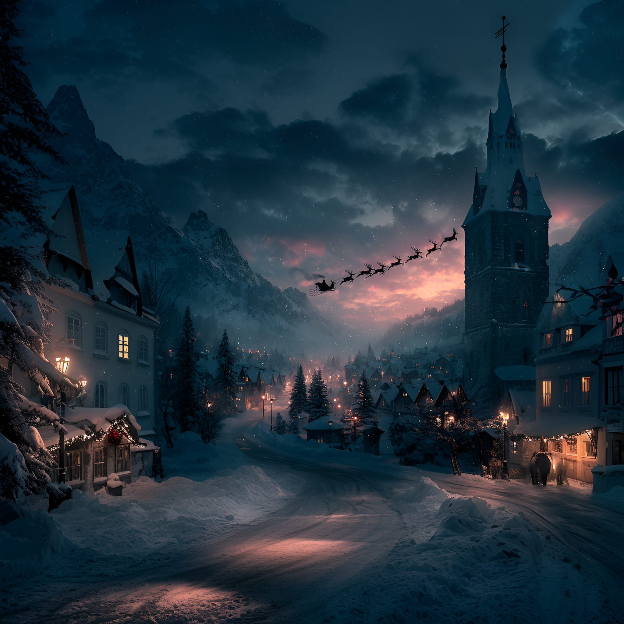 Santa's Last Stop (A Christmas Poem) by Tamassia Martins